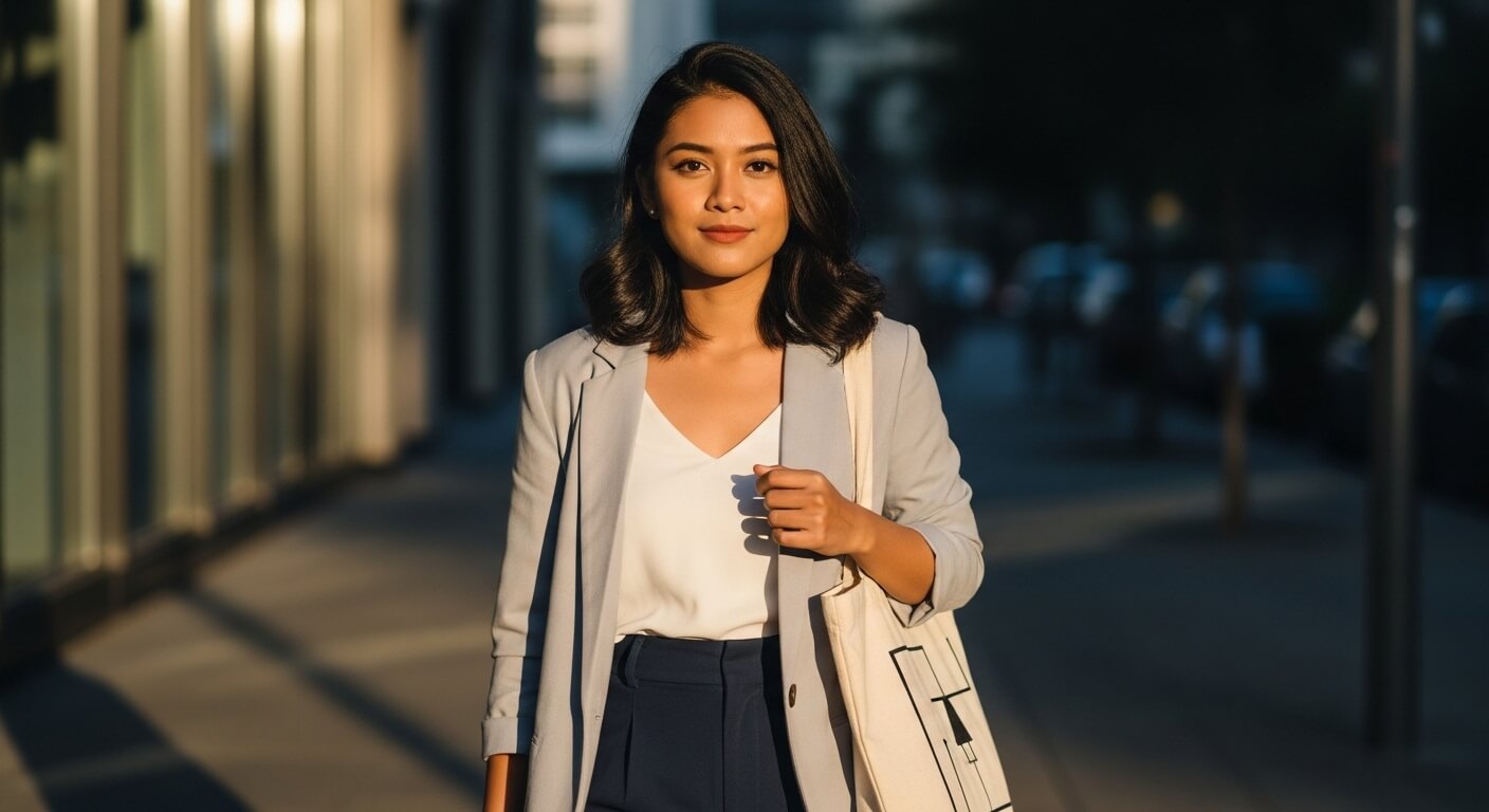7 fashion OOTD yang cocok untuk busana ke kantor, Nomor 3 jiwa muda banget!