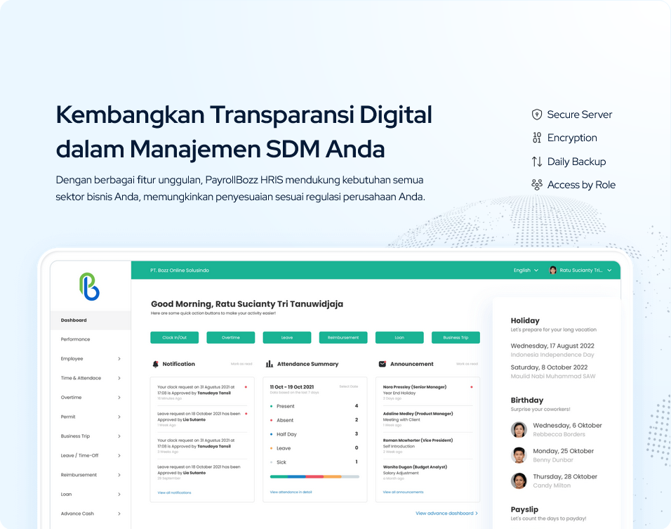 Cara payrollbozz membantu perusahaan dalam meningkatkan produktivitas karyawan