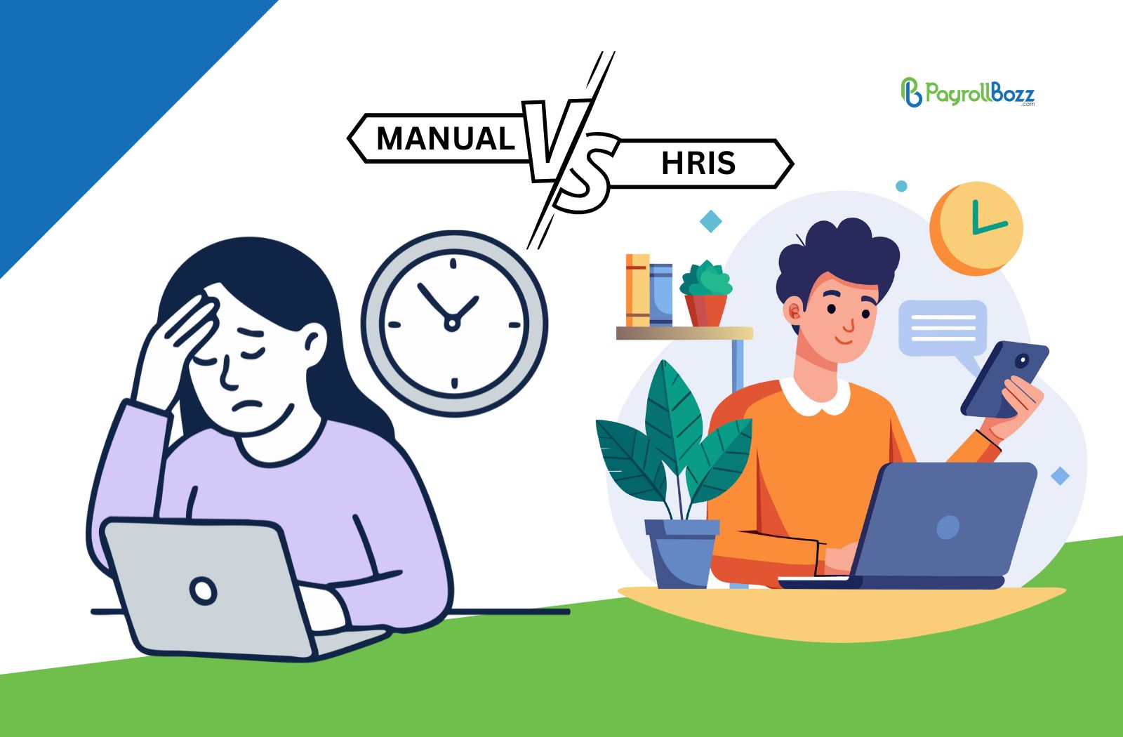 Perbandingan Proses Administrasi HR Manual VS Sistem HRIS